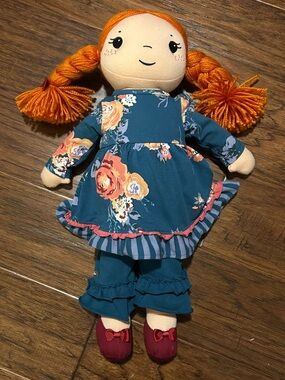 Matilda Jane Caitlin Doll in Dear One Dress Bonfire Nights Big Ruffles